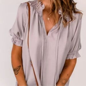 Silly dusty rose top